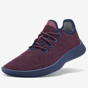 Allbirds Tree Runners Womens 7 Maroon Navy Lace Up Low Top Walking Light…
